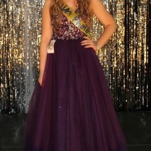 Purple Prom/pageant dress
